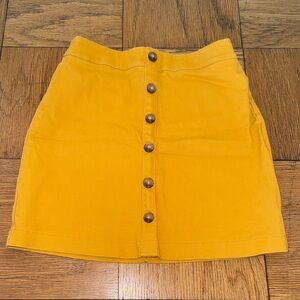 🔴4/$16: Rusty Yellow Forever 21 Skirt
